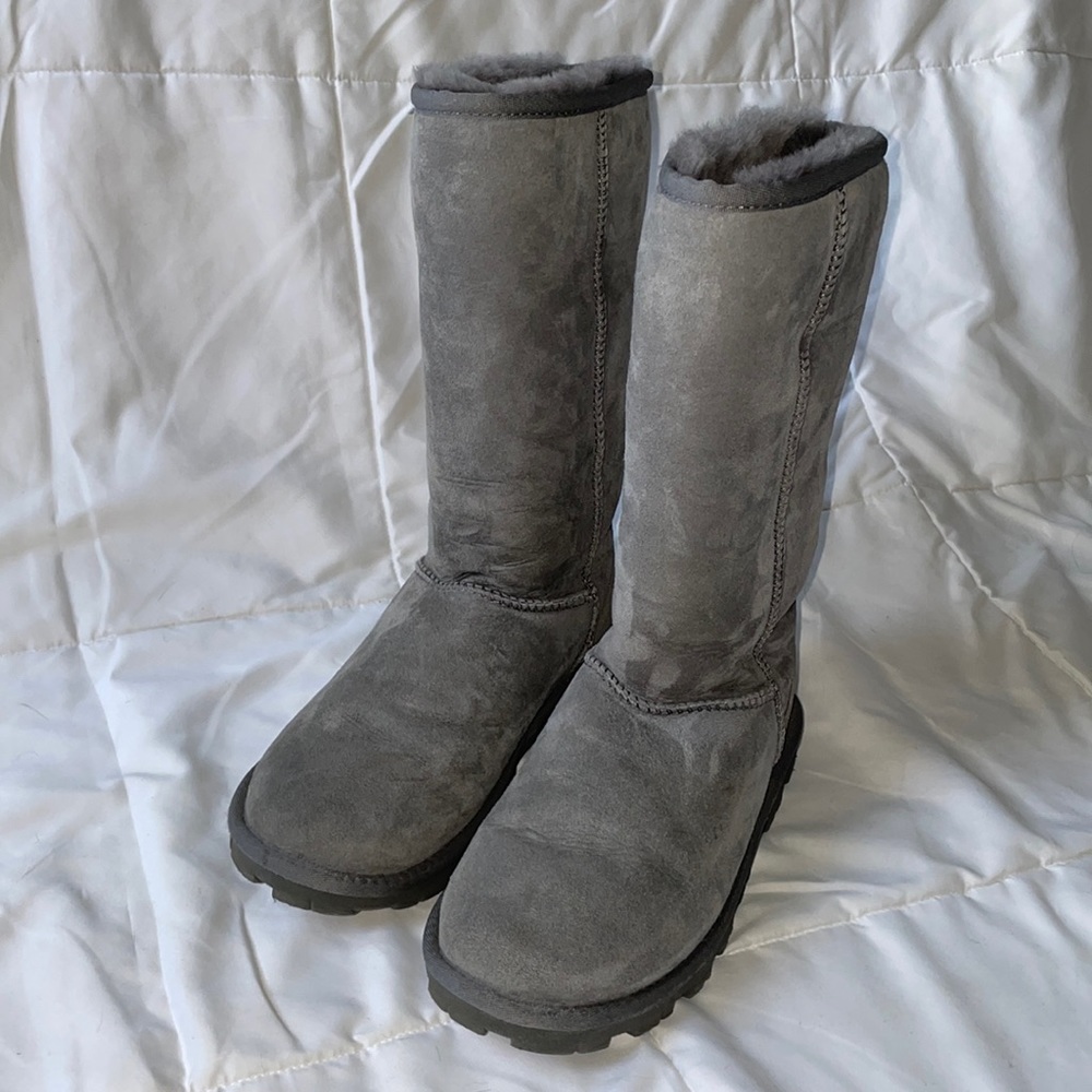 Authentic Ugg Essential Tall boots size 6 grey
